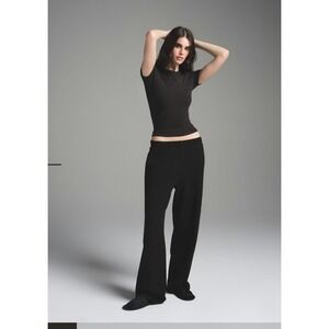 SKIMS womens COTTON FLEECE
CLASSIC STRAIGHT LEG PANT Small NWT